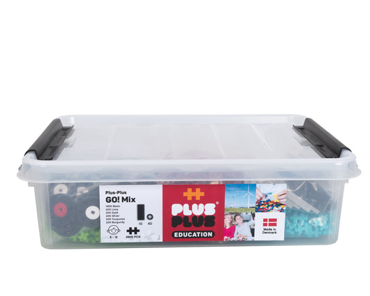 Plus-Plus in duurzame opbergbox