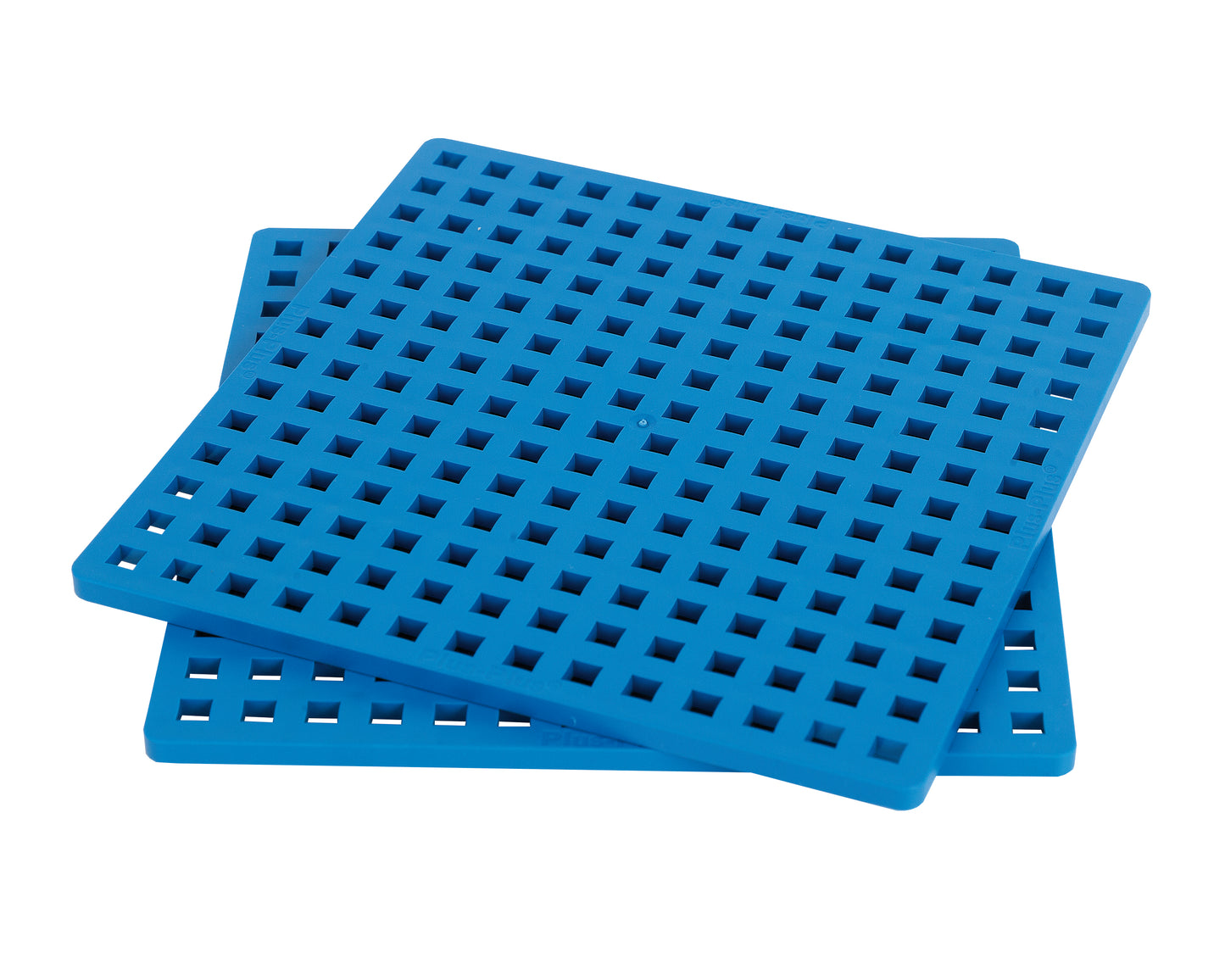 Plus-Plus 6000 Basic Mix met 12 blauwe bouwplaten